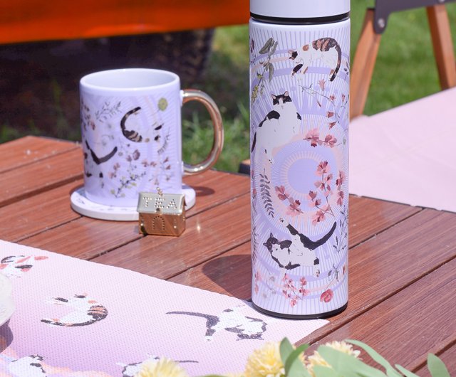 Cat Ukiyo-Milk Jar Thermos - Shop kantan-tw Vacuum Flasks - Pinkoi