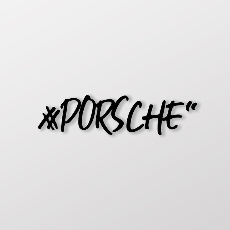 #PORSCHE/Car stickers, stickersSunBrotherSun Brothers - สติกเกอร์ - วัสดุกันนำ้ 