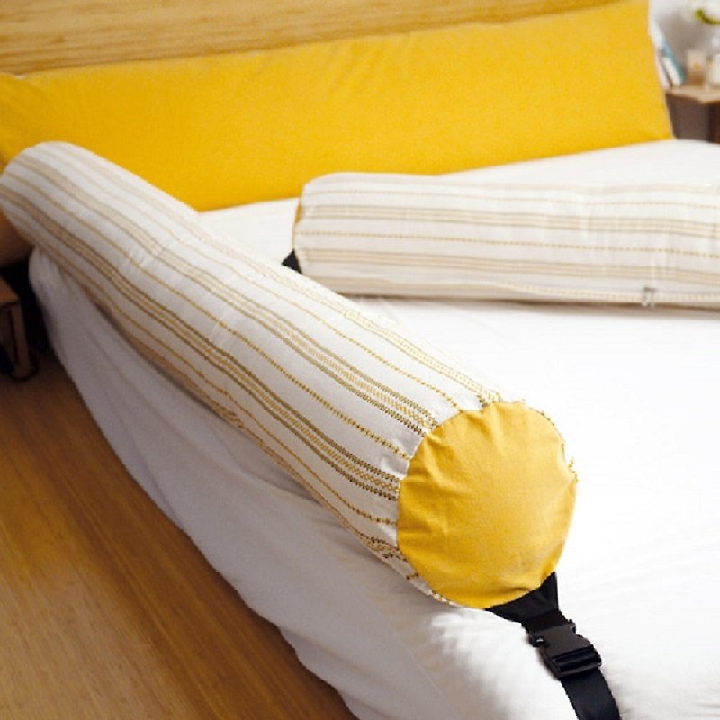 175cm/Korean Kangaruru anti-drop fence bed padded cushion [Caribbean Sunshine] - Kids' Furniture - Cotton & Hemp Yellow