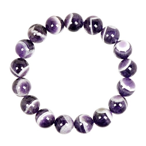 正佳珠寶 Gemsrich Jewelry 【正佳珠寶】紫水晶 狗牙紫晶 12mm 紫水晶手珠