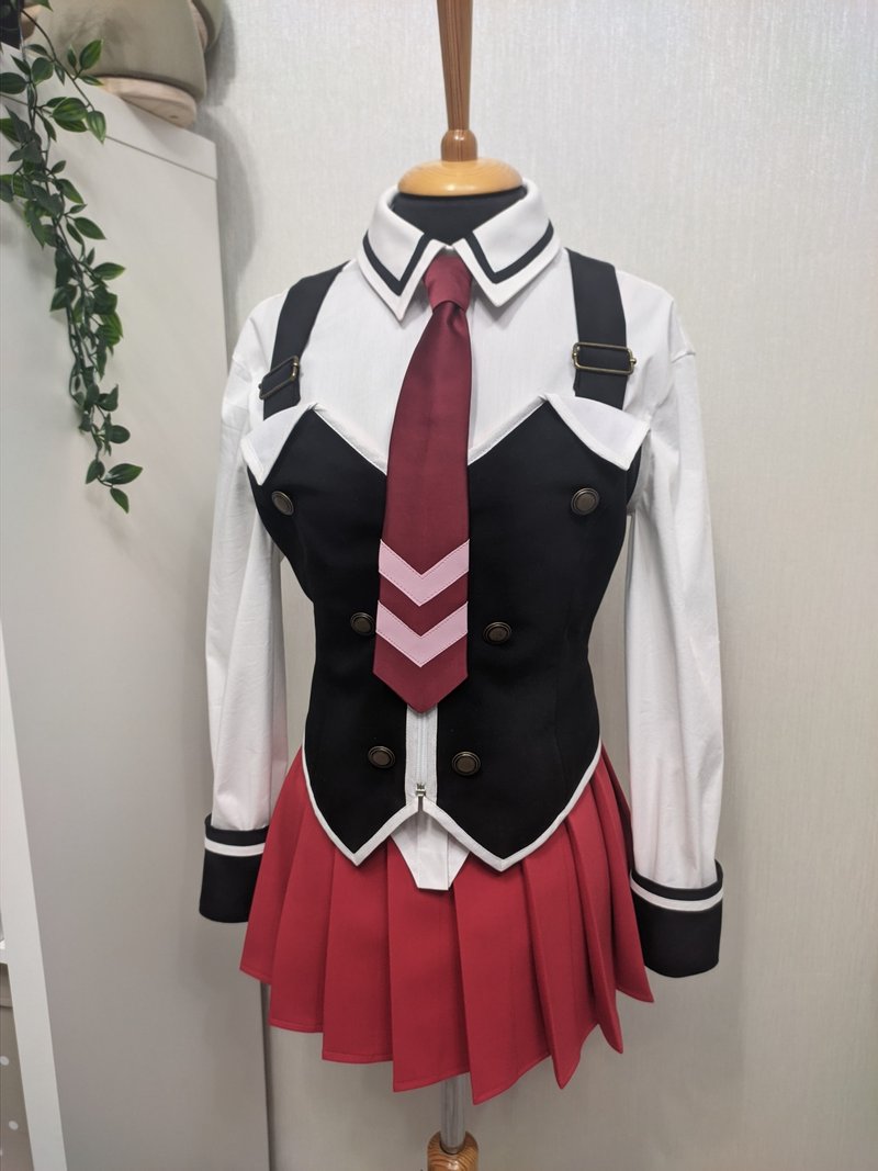 バイブルブラック コスプレ衣装 学園制服 - その他 - その他の素材 レッド