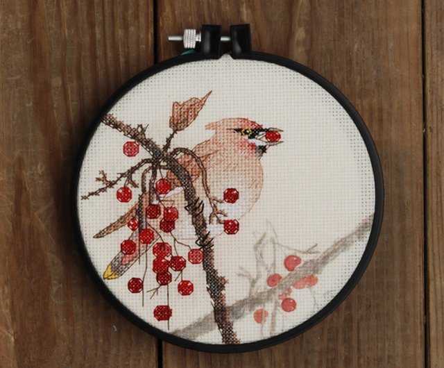 クロスステッチ 6 インチの花と鳥の刺繍フレーム手作り素材セット手作りギフト装飾 | Xiu Crafts - ショップ Jeantopia |  Jeancard. 編み物/刺繍/羊毛フェルト/裁縫 - Pinkoi