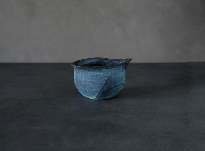 縹_面取_茶海 - 茶壺/茶杯/茶具 - 瓷 藍色