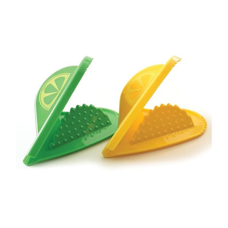 Norpro LEMON / LIME WEDGE SQUEEZERS ,OF TWO - เครื่องครัว - พลาสติก สีเหลือง