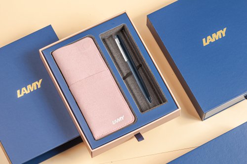LAMY TAIWAN 官方旗艦館 【雷雕刻字】LAMY 鋼珠筆 磁吸筆套禮盒 / AION / 多彩選01