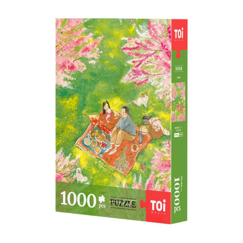 TOi Tuyi [春の草原] 1000ピースパズル DIYアニメーションイラストボードゲーム - パズル - 紙 多色
