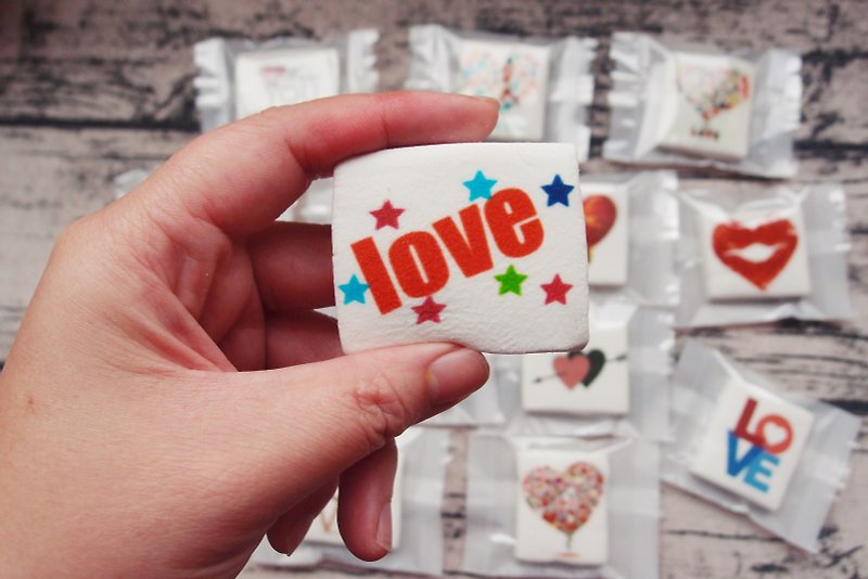 [Wedding] LOVE series of small things marshmallow (10 in, do not pick models) - Snacks - Fresh Ingredients 