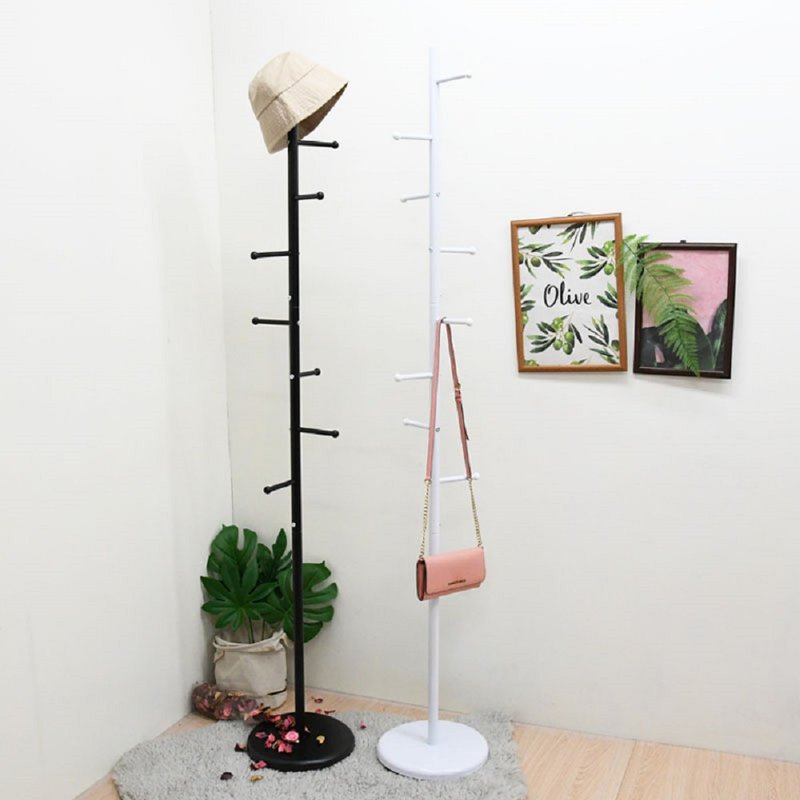 Coat Rack Hanger Hanging Hanger Clothes Rack Clothes Rod Coat Rack Rod Floor Rack | Joe Eisen - ตะขอที่แขวน - โลหะ ขาว