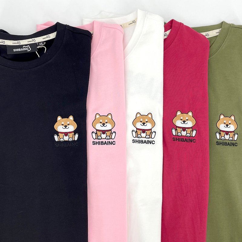SHIBAINC柴犬ワークショップSHIBE刺繡Tシャツ