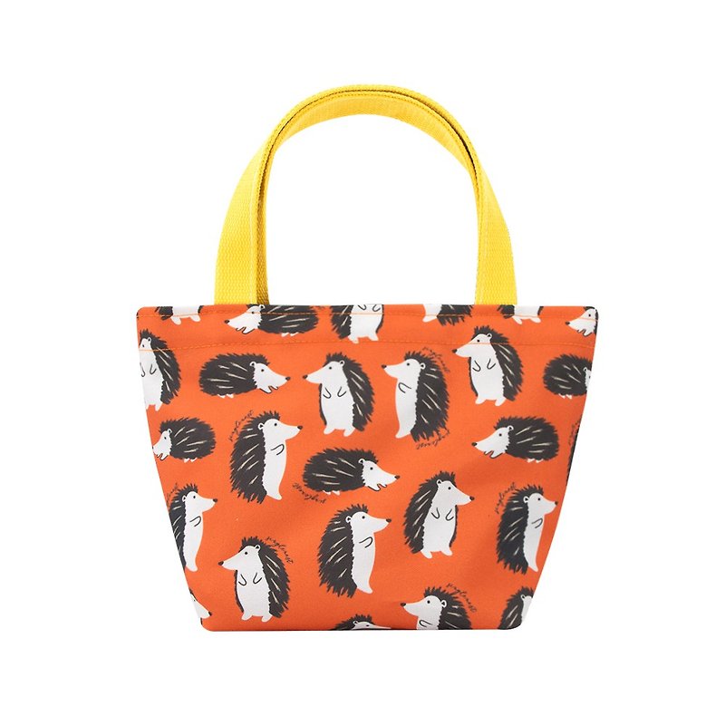 Hedgehog style children's water-repellent lunch bag handmade in Taiwan - Handbags & Totes - Polyester 