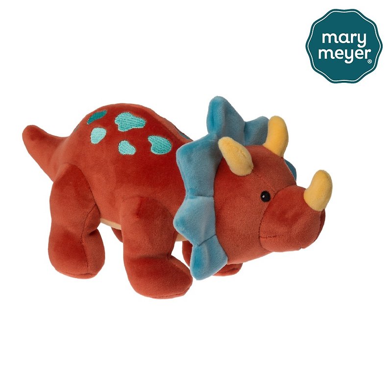 Fast shipping [MaryMeyer] Comfort Doll-Triceratops Orange Treasure - ของเล่นเด็ก - ผ้าฝ้าย/ผ้าลินิน สีแดง