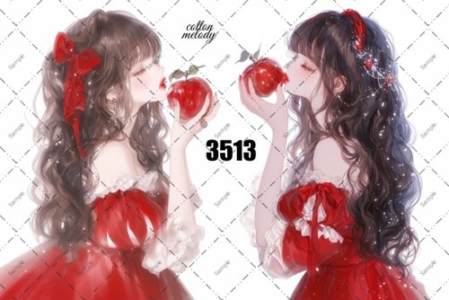 cotton-melody original sticker no.3513 人物ステッカー オリジナルステッカー オリジナル人物ステッカー 裝飾ステッカー cotton melody