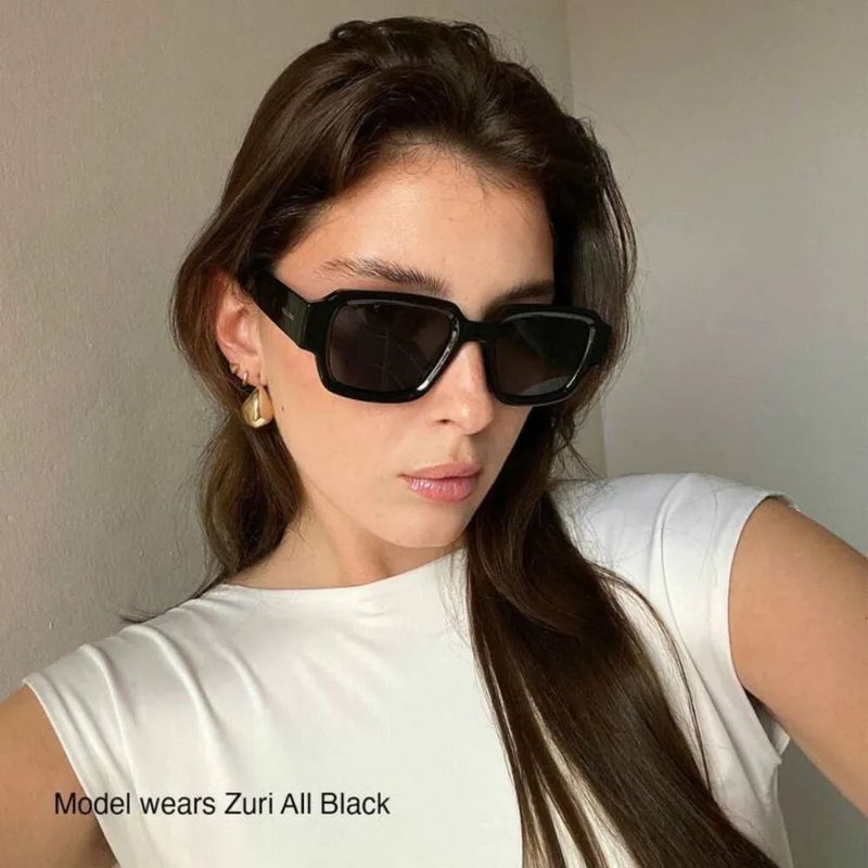 MELLER | ZURI neat square large frame sunglasses - แว่นกันแดด - วัสดุอื่นๆ 