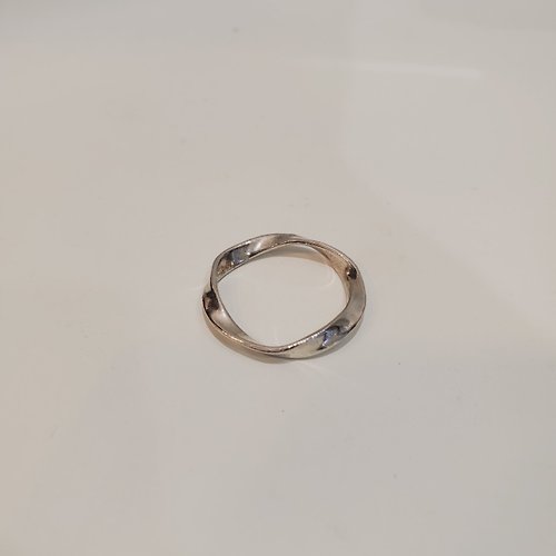 LYNLI Jewelry 【戒指】純銀-大扭轉戒指-#8.#1-母親節/畢業禮物/情人節禮物