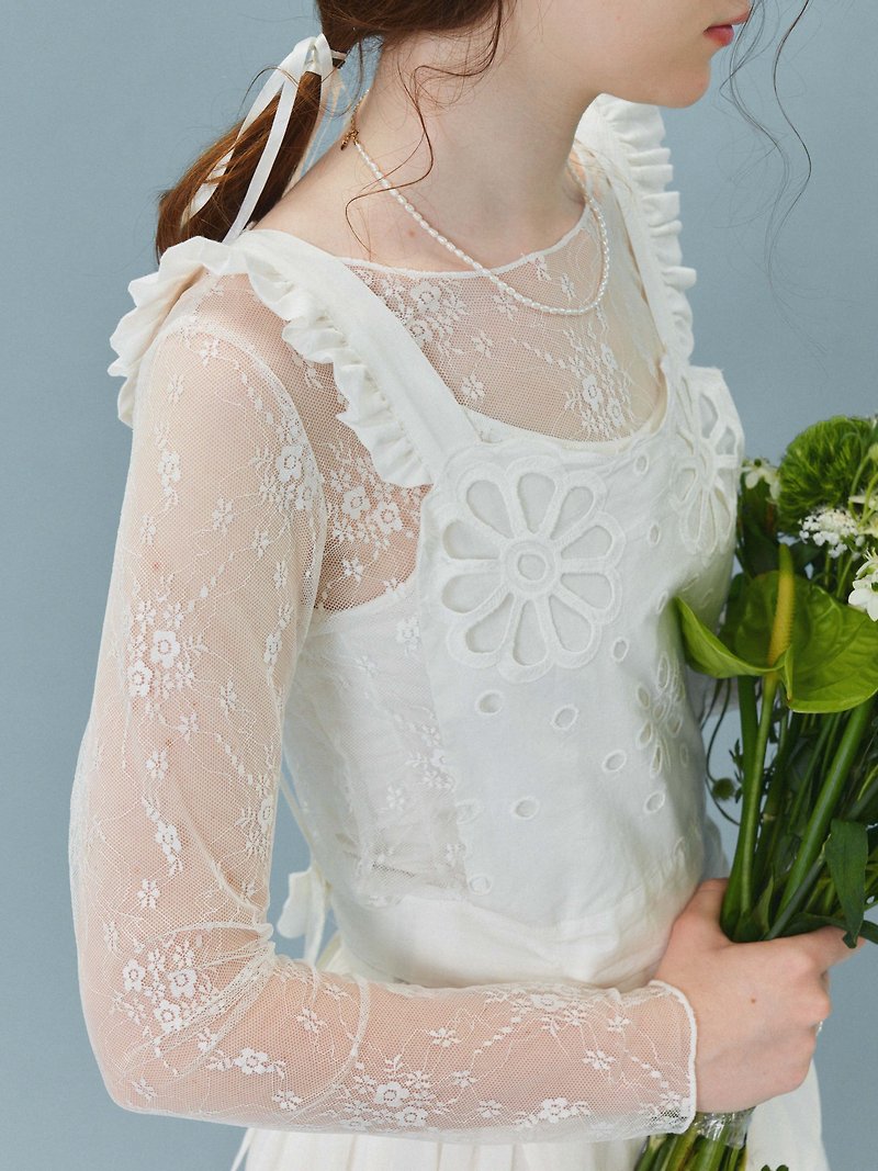 valleybells lace inner wear benefits - เสื้อผู้หญิง - วัสดุอื่นๆ ขาว