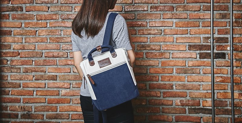 BAG BREAD: NAVY (S) - Backpacks - Polyester Blue