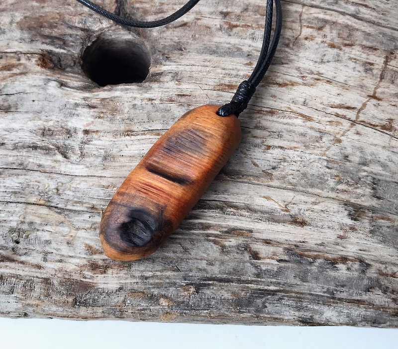 Cypress wood necklace - สร้อยคอ - ไม้ หลากหลายสี