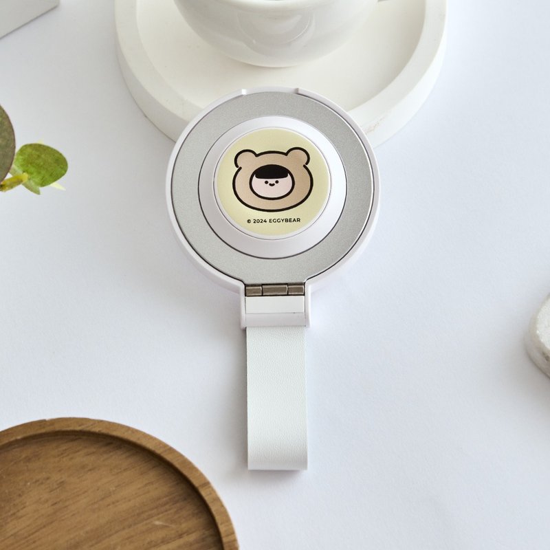 蛋塔熊妹大頭熊妹15W二合一磁吸支架無線充電器(手機+Watch) - 手機配件 - 塑膠 多色