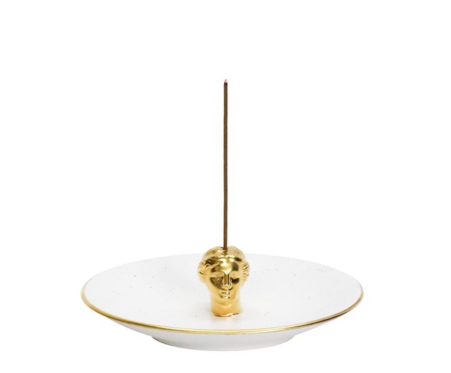 MOXK STUDIO INCENSE HOLDER GOLD EDITION - Shop moxk studio Candles & Candle  Holders - Pinkoi