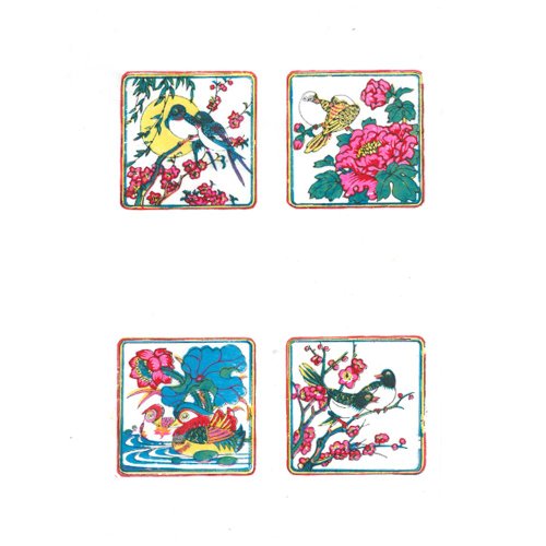 樹火紀念紙博物館 武強年畫 / 四季花鳥 The Four Seasons of Flowers and Birds