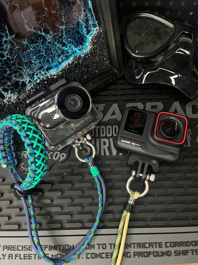 [Customized] Knit&Color. Paracord handmade GoPro paracord loss rope, anti-loss rope - Fitness Accessories - Nylon 