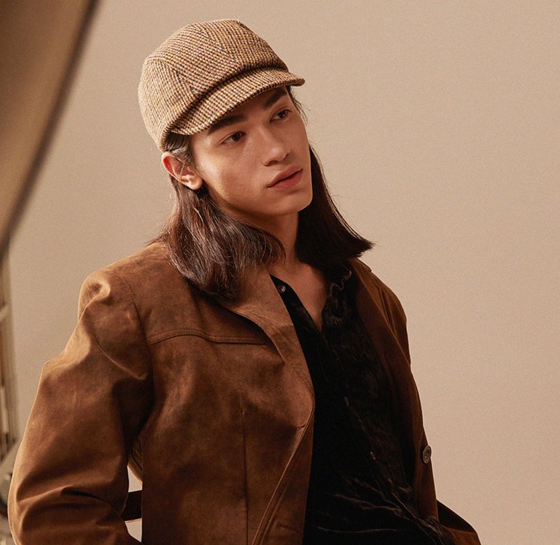 [Limited Edition Dock] Vintage Minimalist / Essential Neutral / Short-Brimmed Cap - หมวก - ขนแกะ หลากหลายสี