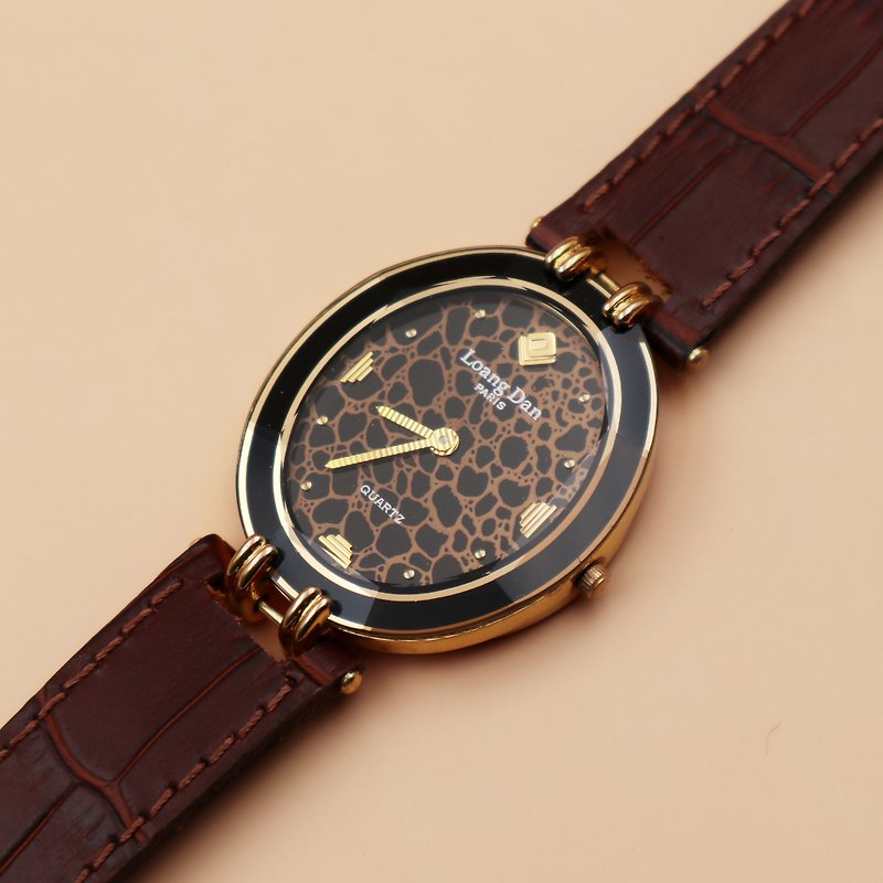 南瓜鐘錶。全新庫存石紋古董錶 - 女裝錶 - 其他金屬 
