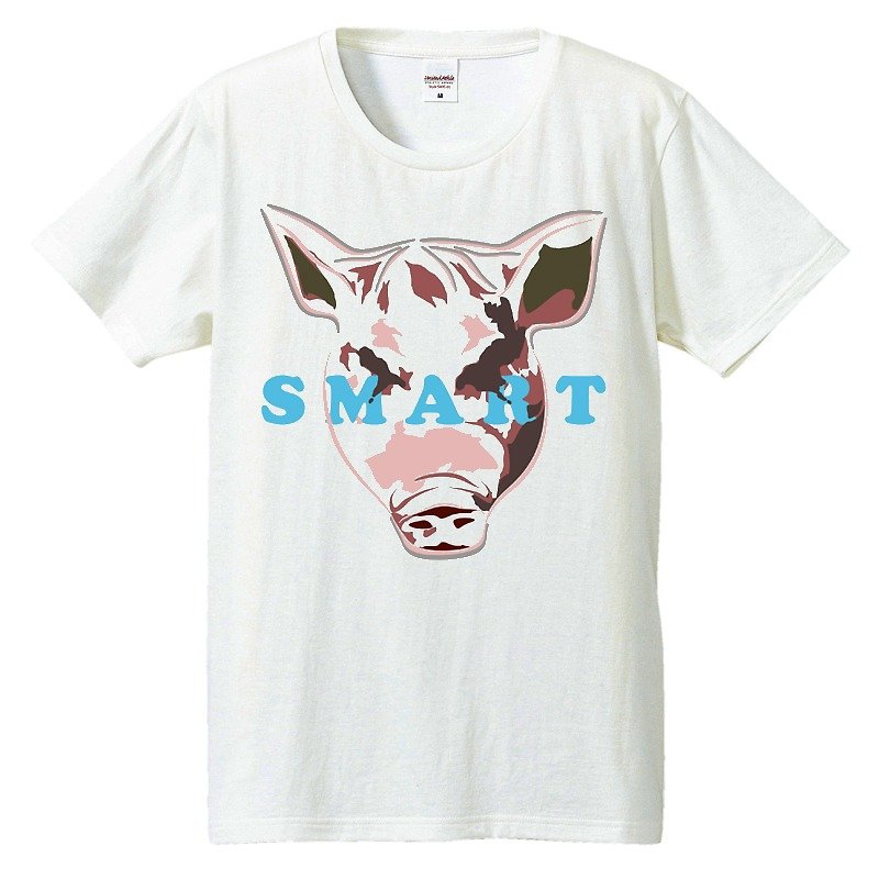 Tシャツ / SMART - Tシャツ メンズ - コットン・麻 ホワイト