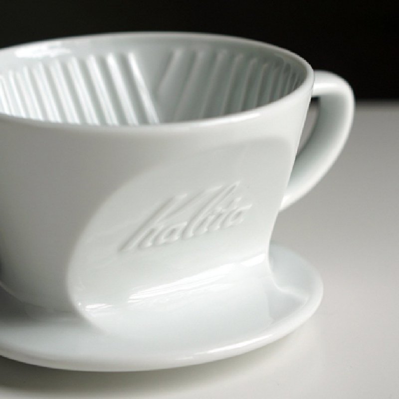 【Japan】Kalita x Hasami│101 Series Hasamiyaki Ceramic Filter Cup - อื่นๆ - วัสดุอื่นๆ ขาว
