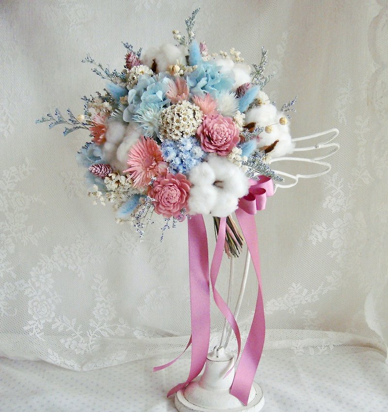 Romantic sweetheart bouquet brooch wrist flower custom goods - ตกแต่งต้นไม้ - พืช/ดอกไม้ 