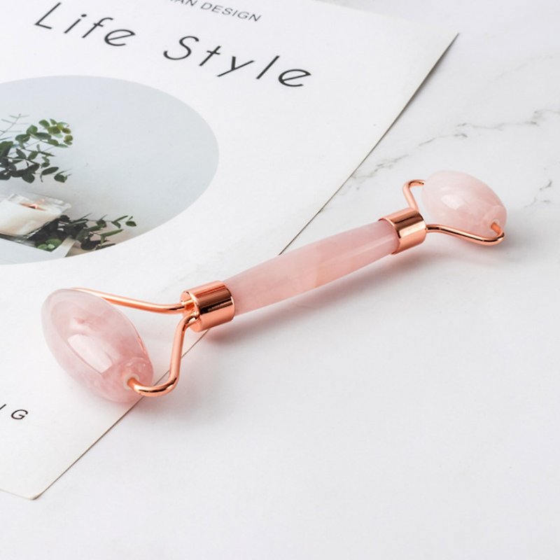 [Small NG Goods Sale] Natural Pink Jade Firming Lifting Roller