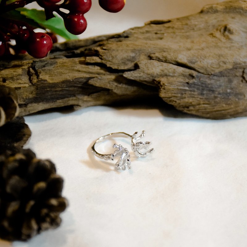 เครื่องประดับ Rockmejewelry รุ่น Snowfall Ring - แหวนทั่วไป - วัสดุอื่นๆ สีเงิน
