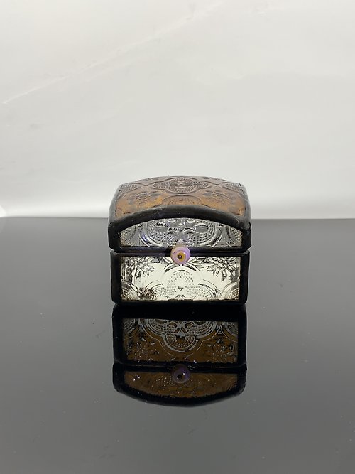 Asuma│阿蘇瑪的琉金歲月 珍藏 珠寶盒 收納盒 海棠花玻璃