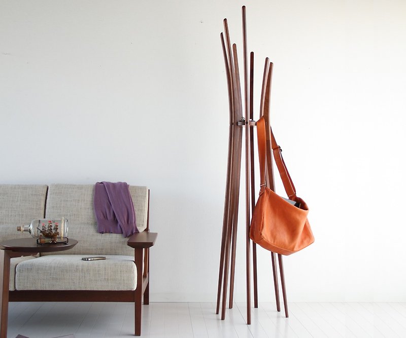 Asahikawa Furniture cosine branch coat stand - Hangers & Hooks - Wood Brown