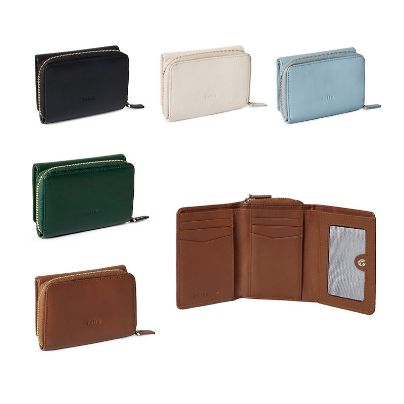 Folio : Frida Triple Wallet - Wallets - Genuine Leather 