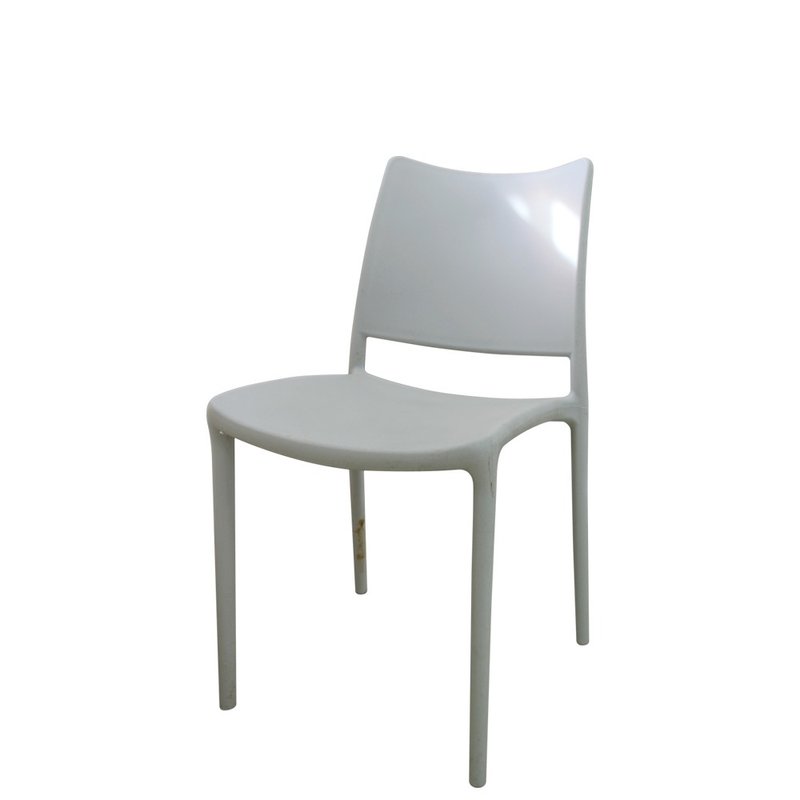 展示品出清 / 328 淺灰色塑膠椅 - 椅子/梳化 - 塑膠 灰色