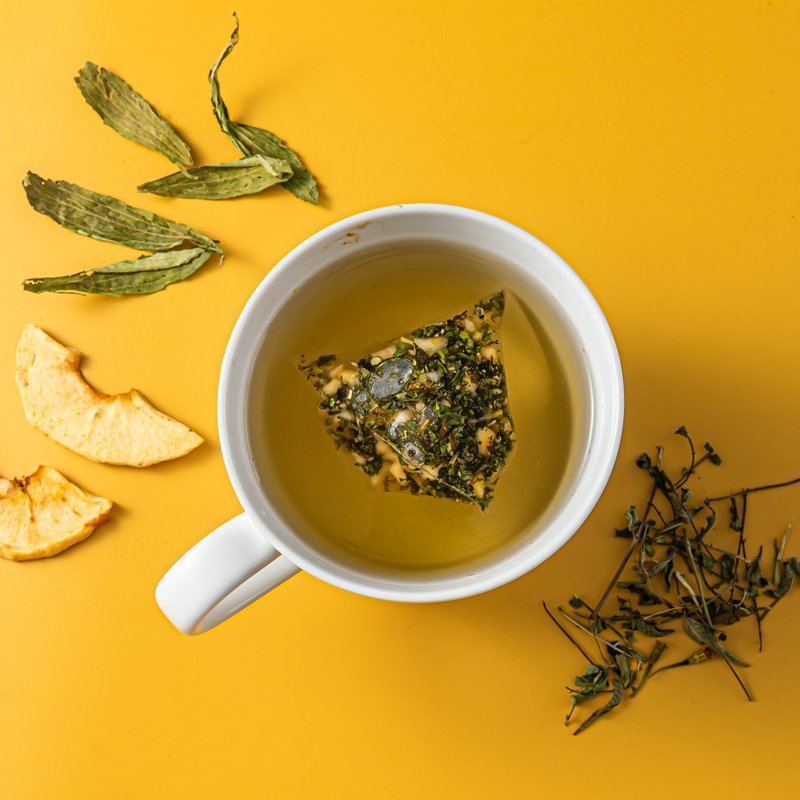 【紅潤氣色】蘋果甜菊清香茶超值包-10入/包_無咖啡因養生茶 - 茶葉/茶包/水果茶 - 其他材質 綠色