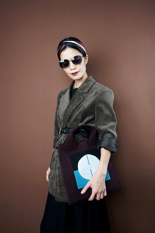 ART COLE COLE COOL原創日式針織袋Zen 手提包側背袋