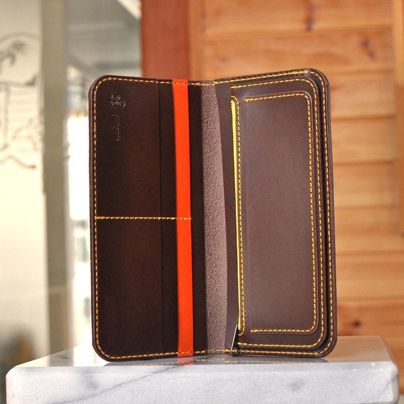 Simple wallet A No.8 Buttero - Wallets - Genuine Leather Brown