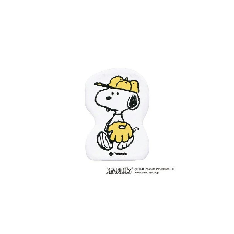 [KODOMO NO KAO] Snoopy wood-shaped stamp H for baseball - วาดภาพ/ศิลปะการเขียน - ไม้ 