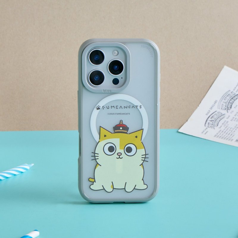 黃阿瑪悠坐生活極光霧透MagSafe iPhone手機殼 - 手機殼/手機套 - 塑膠 多色