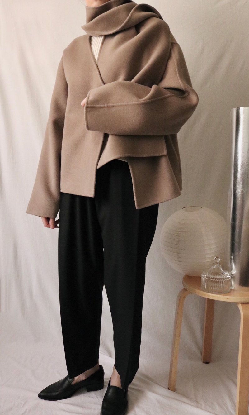 Jules Jacket 手縫喀什米爾羊毛短大衣 - 女大衣/外套 - 羊毛 