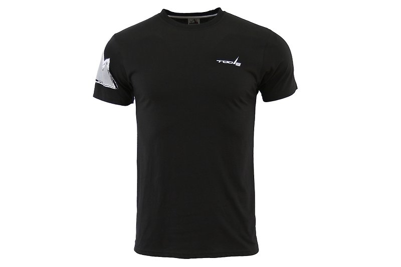 Slim Round Neck Short Sleeve Shirt #Black Skin-friendly Comfort Cotton 160501-05 - Men's T-Shirts & Tops - Cotton & Hemp Black