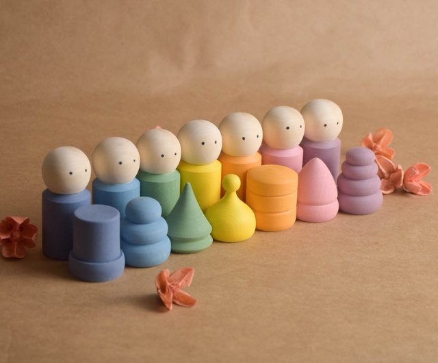 Montessori peg dolls on sale