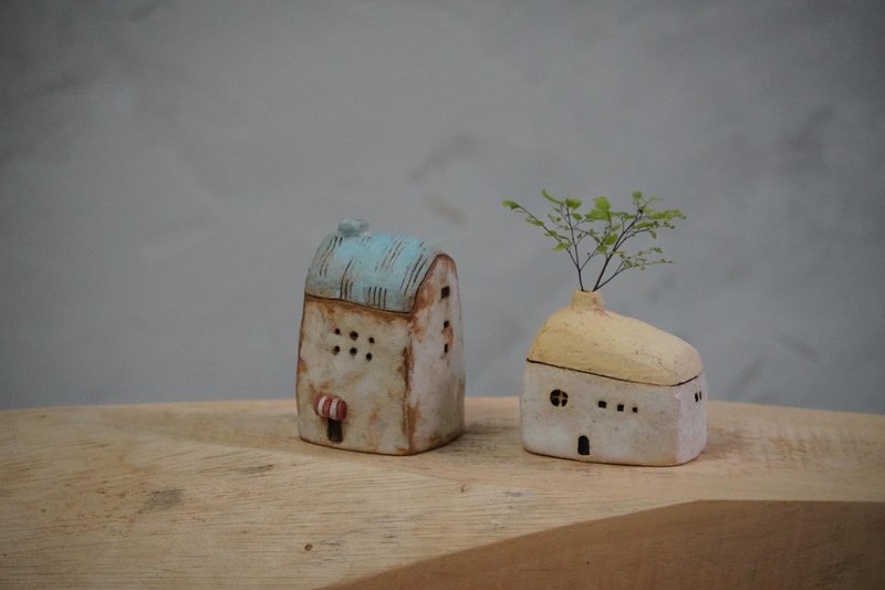 Pottery Handmade-Small Pottery Room-Cottage in the Forest - ของวางตกแต่ง - ดินเผา 