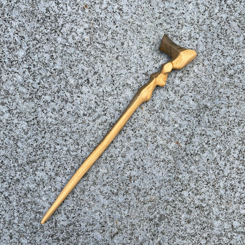 我製杖　魔杖　祅魋　戰術短杖　手工魔杖　法杖 - 擺飾/家飾品 - 木頭 綠色
