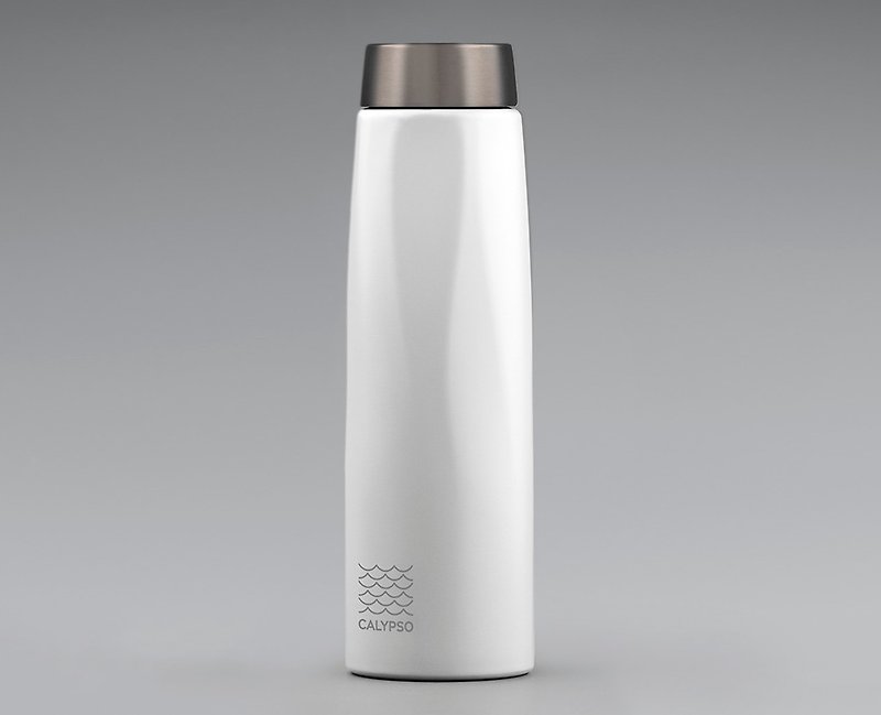 [Hong Kong brand CHILI] Calypso 500ml ultra-light thermos bottle pure white 500ml - Vacuum Flasks - Stainless Steel White