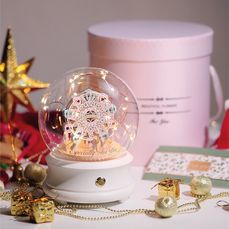 【Tailored】【Birthday Gift】Ferris Wheel- Crystal Ball Wireless Speaker (F017) - ลำโพง - วัสดุอื่นๆ หลากหลายสี