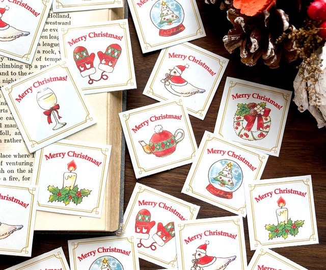 Merry Christmas! seal クリスマスシール 35枚入り - ショップ Little