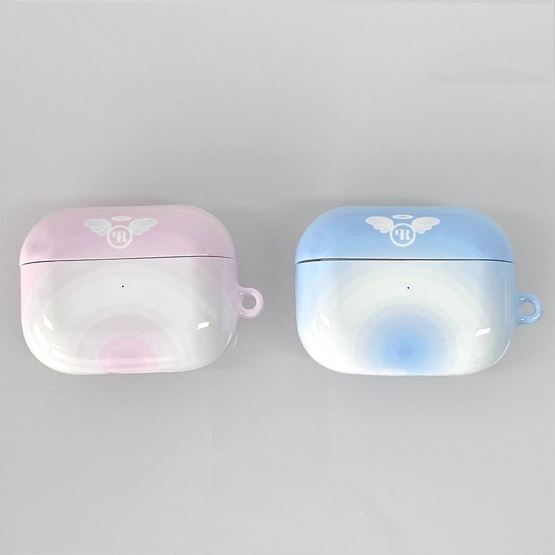 Angel Heart Airpods Case (Pink / Blue) - ที่เก็บหูฟัง - วัสดุอื่นๆ สึชมพู